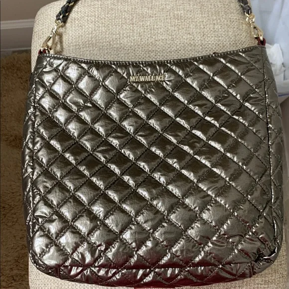 MZ Wallace Crosby Hobo bag in Moondust Metallic. NWT - Picture 1 of 13